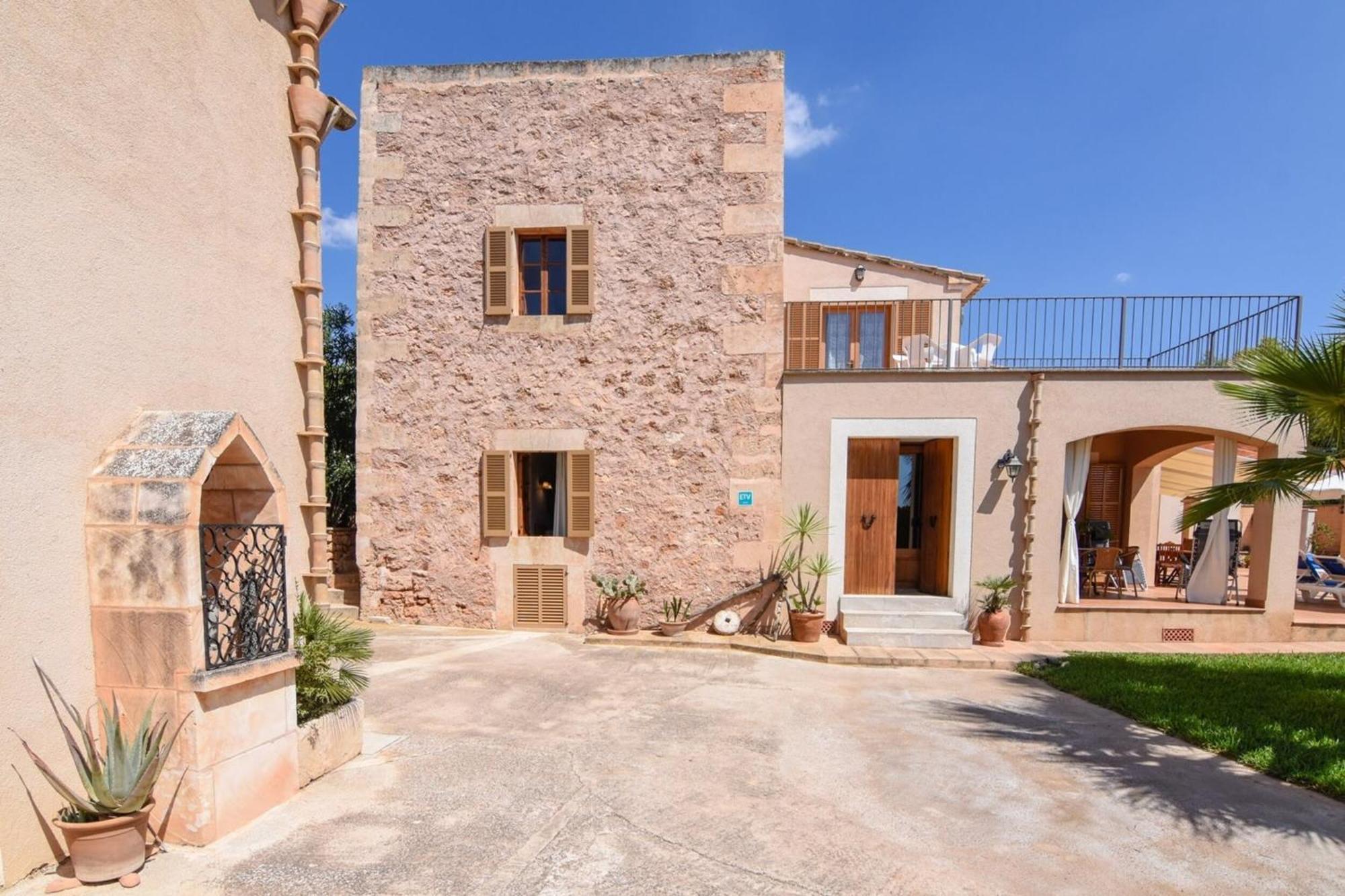 Casa Rural, Finca Rustica Con Piscina Cas Padrins De Campos, Mallorca المظهر الخارجي الصورة
