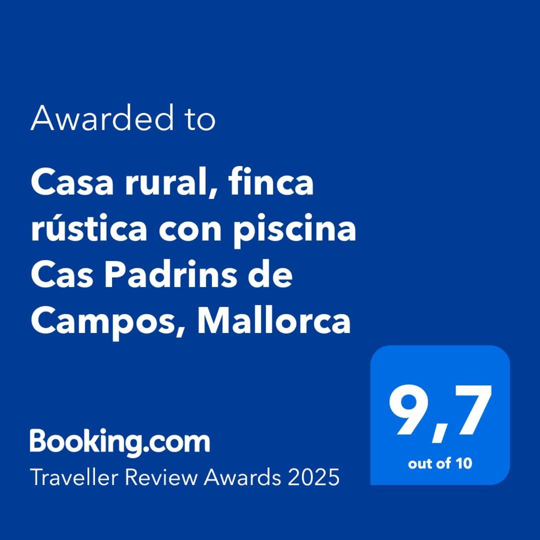 Casa Rural, Finca Rustica Con Piscina Cas Padrins De Campos, Mallorca المظهر الخارجي الصورة