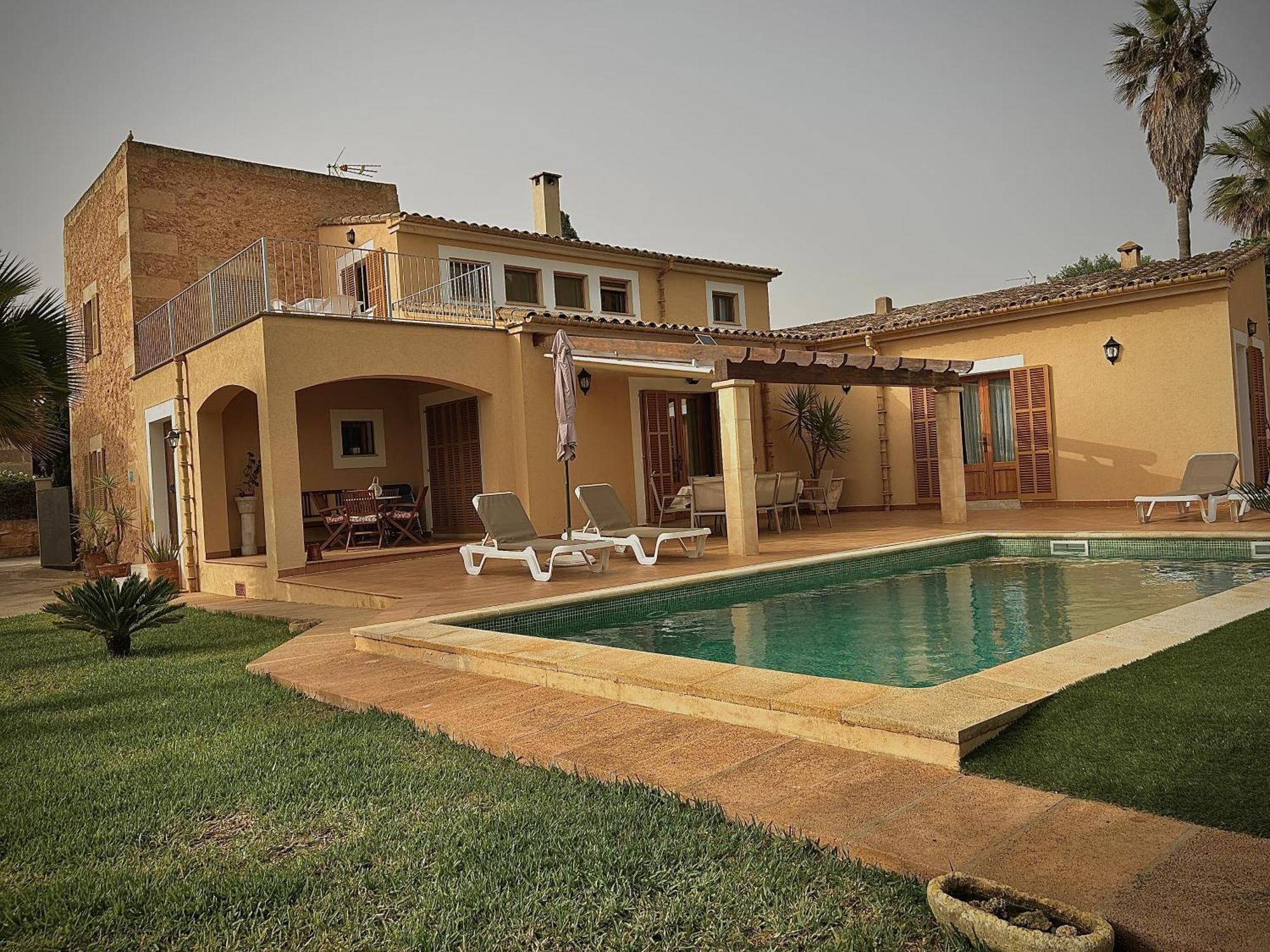 Casa Rural, Finca Rustica Con Piscina Cas Padrins De Campos, Mallorca المظهر الخارجي الصورة