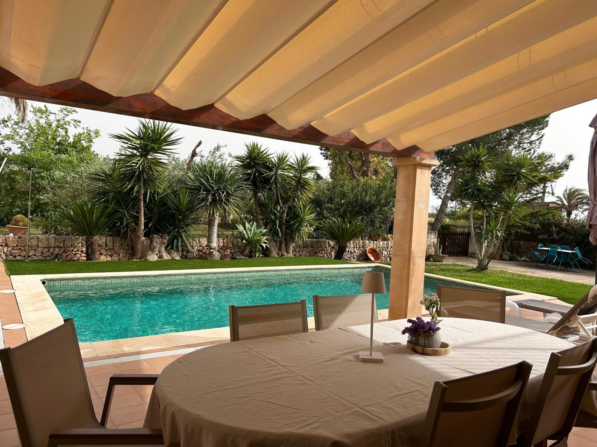 Casa Rural, Finca Rustica Con Piscina Cas Padrins De Campos, Mallorca المظهر الخارجي الصورة